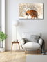 Wallity Pintura Decorativa de Vidrio Templado Multicolor 70 x 110 cm